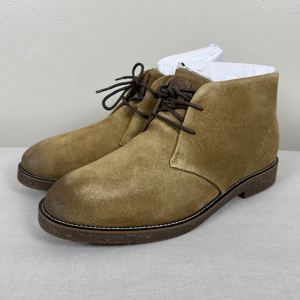 Dockers Men's 10 Nigel Chukka Boot Cognac Suede Lace Up Business Casual 90-25062